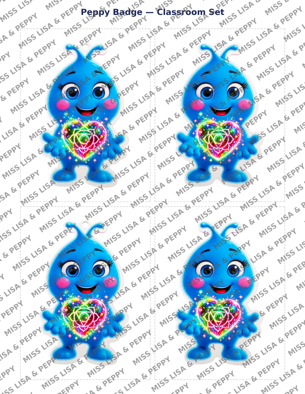 Peppy Manager Badge & Anchor