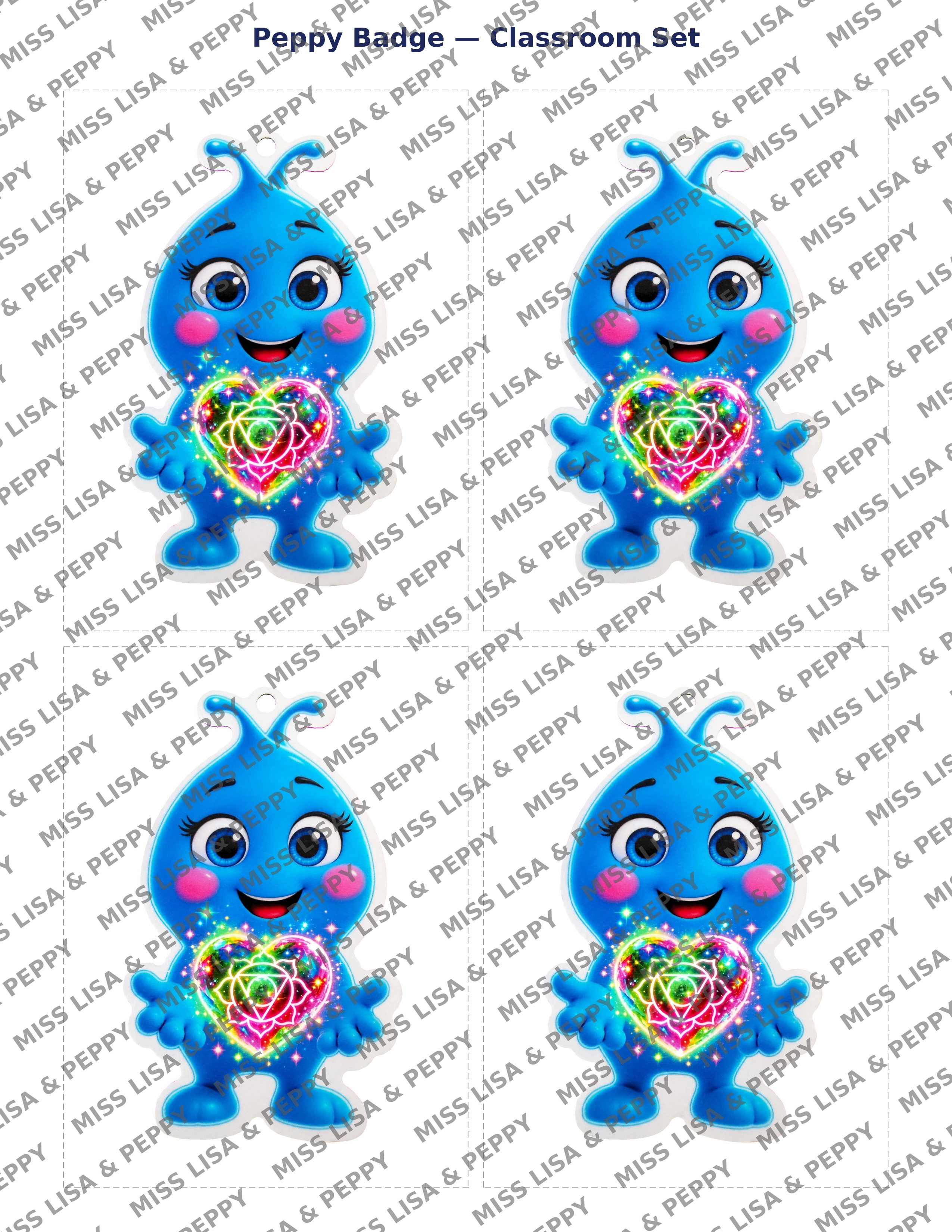Peppy Manager Badge & Anchor